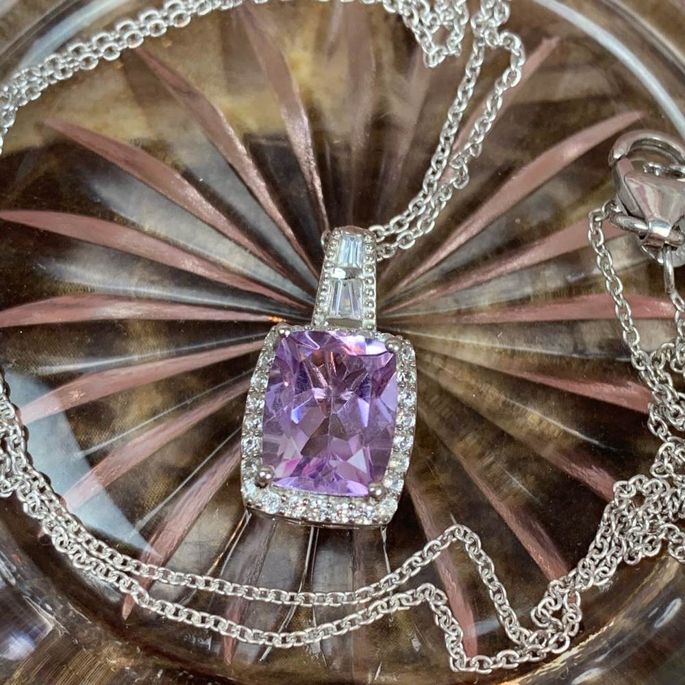 💜RDF Amethyst Pendant Necklace💜